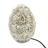 Boho Lampa z Muszelek Morskich – Różowy Owal – 20 cm - obrazek 2