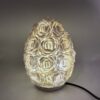 Boho Lampa z Muszelek Morskich – Różowy Owal – 20 cm - obrazek 4