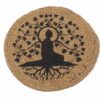 Naturalna Podkładka – Juta 30 cm – Wzór Drzewa Bodhi