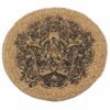 Naturalna Podkładka – Juta – Wzór Hamsa
