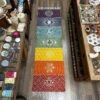 Dywanik do jogi 100% bawełna – 60x200 cm – 7 Czakr - obrazek 4