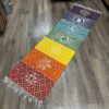 Dywanik do jogi 100% bawełna – 60x200 cm – 7 Czakr - obrazek 6