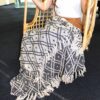 Koc Boho Comfort – 125x150 cm – Czarny i beżowy Regency - obrazek 5
