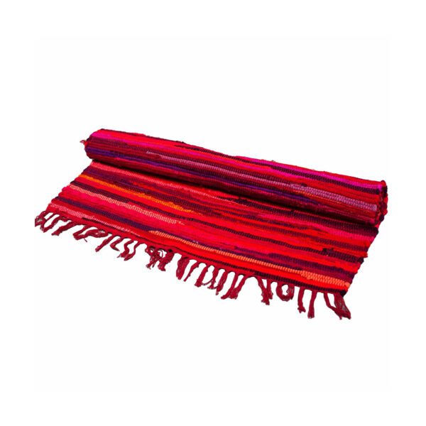 Mały dywanik z tkaniny – 50x90 cm – najwyższa jakość – Intensywny róż