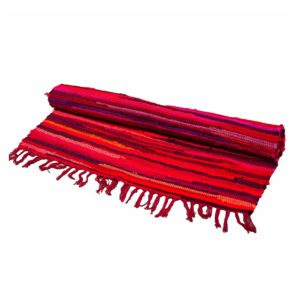 Duży dywanik z tkaniny – 150x90 cm – najwyższa jakość – Intensywny róż