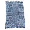 Ręcznie Wykonywany Indigo Pled – 170x120 cm – Fale Namoona - obrazek 2