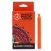 Świece Manifestacji Magii (zestaw 12) - Pomarańczowe - Czakra Sakralna