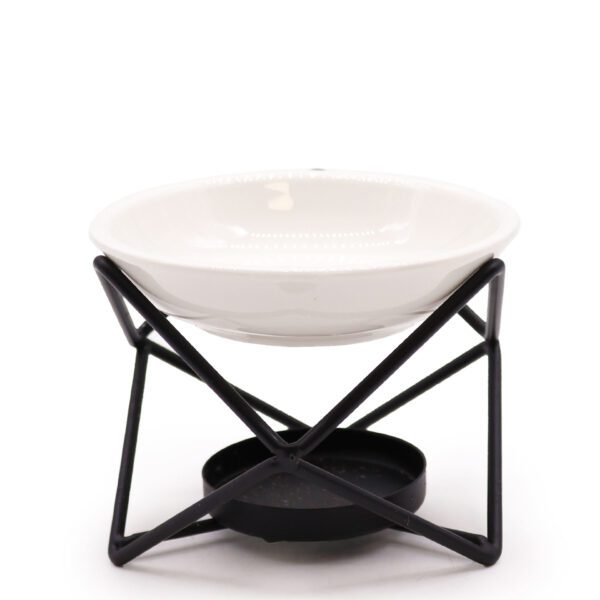 Ceramiczny i Metalowy Stojak – Heksagon