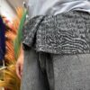 Spodnie do Jogi i na Festiwal - Tajski Rybak Mandala Mantra na Szarym - obrazek 3