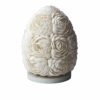 Boho Lampa z Muszelek Morskich – Różowy Owal – 20 cm