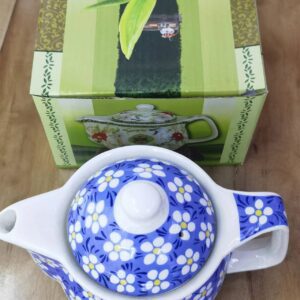 Mały dzbanek ziołowy – Niebieska stokrotka