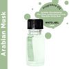 10ml Olejek Zapachowy Arabski Piżmo – Bez Etykiety