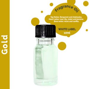 10ml Olejek Zapachowy Złoto – Bez Etykiety