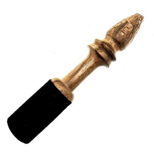 Drewniana Pałeczka – 14 cm – Rzeźbione Namaste