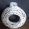 Wazon Okrągły typu Donut – Kremowy 18 cm - obrazek 2