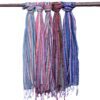 Indyjskie Szale Boho - 50x180cm - Losowe Odcienie Purpury