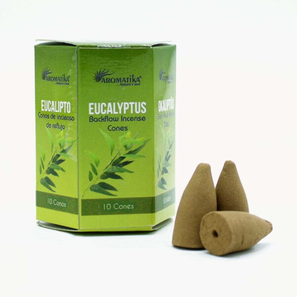 Kadzidła Masala Backflow (10 szt.) – Eukaliptus