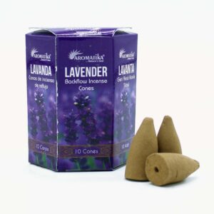 Kadzidła Masala Backflow (10 szt.) – Lawenda