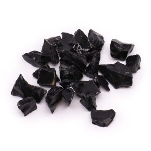 Surowe Kryształy (500g) – Obsydian Czarny