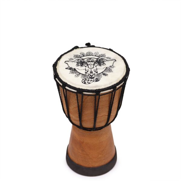 Ręcznie Wykonany Bęben Djembe o Szerokiej Górze - 20 cm