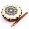 Szamański Bęben Mandala z Pałeczkami - 20 cm - obrazek 2