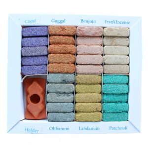 Zestaw Prezentacyjny 70 Kadzidełek w Kostkach z Podstawką – Dziki Zachód