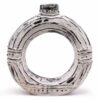 Wazon Okrągły typu Donut – Kremowy 30 cm