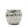 Grecka Doniczka Glazurowana – Kremowa 12 cm