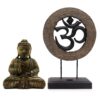 Zestaw Feng Shui Budda – Om – Szary i czarny (2 wzory) - obrazek 6