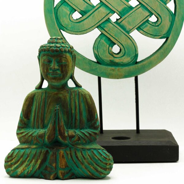Zestaw Feng Shui Budda – Mandala – Zielony - obrazek 2