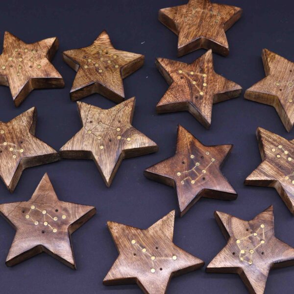 Grawerowana Mosiężna Podstawka Zodiakalna – Gwiazda - obrazek 10