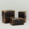 Drewniane Pudełko na Tabletki 9x5x4 cm - Rzeźbione Wzory - obrazek 3
