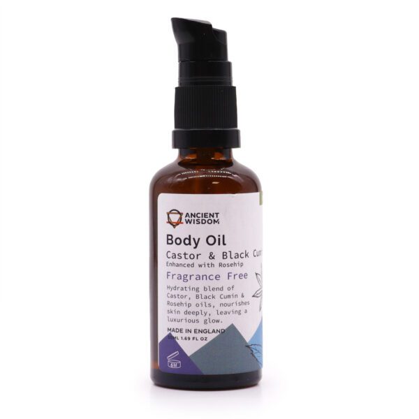 Organiczny Olejek do Ciała 50ml – Dziką Róża (Bezzapachowy)