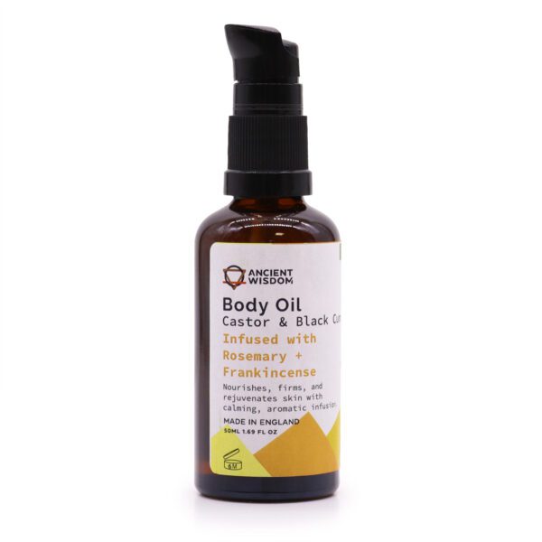 Organiczny Olejek do Ciała 50ml – Rozmaryn i Kadzidłowiec