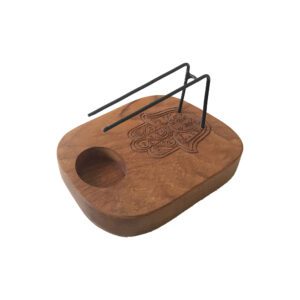 Podgrzewacz Palo Santo – Drewno Teakowe – Wzór Hamsa