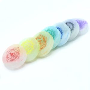 Zestaw Czakralny – 7 Talerzy Ładujących