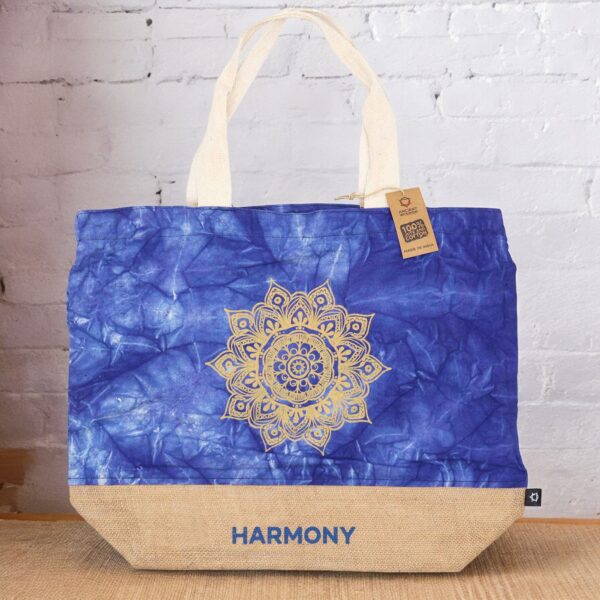 All Natural Bag - Blue Stonewash - Mandala - Harmony - obrazek 3
