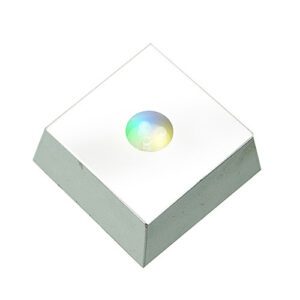 Kwadratowa Podstawka LED do Kryształów