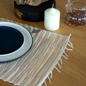 Podkładka z Hiacynta Wodnego – Naturalny Tygrys z Frędzlami