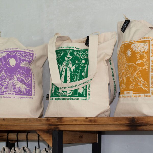 Torba Hop Hare - Jestem Silna - Bawełna 10oz - obrazek 5