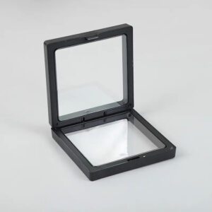 Średnia ramka 3D do ekspozycji 9x9 cm – Czarna
