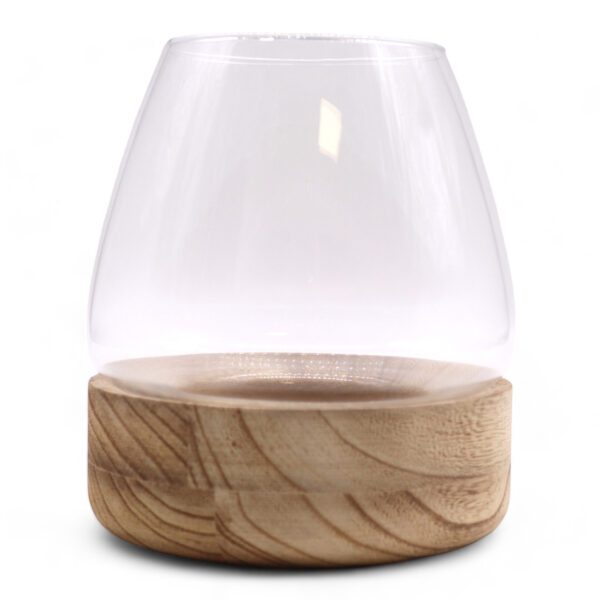 Duże Terrarium na Naturalnym Drewnie Tung – 17x19 cm