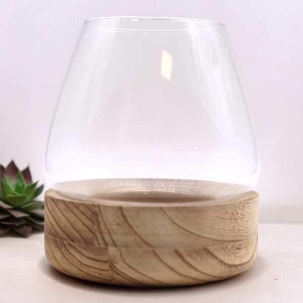Duże Terrarium na Naturalnym Drewnie Tung – 17x19 cm - obrazek 2