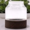 Średnie Terrarium w Kształcie na Ciemnym Drewnie Tung – 16x18 cm - obrazek 2
