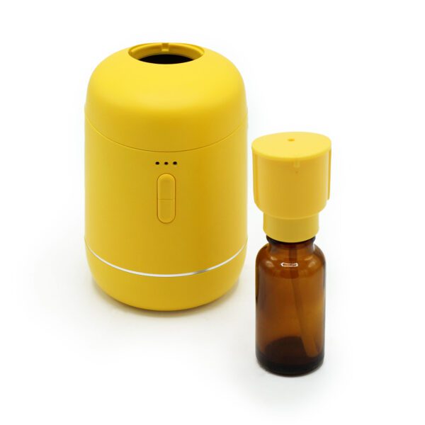 Bezwodny Nebulizator Olejków – USB-C – Żółty - obrazek 2