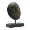 Dekoracyjna Maska Plemienna Timor – Czarna 27x20 cm - obrazek 4