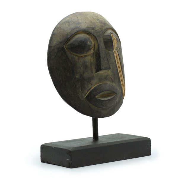 Dekoracyjna Maska Plemienna Timor – Antyczna 27x20 cm - obrazek 4