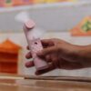 Różowy Wentylator do Twarzy z Nano Mgiełką – USB ładowany - obrazek 5