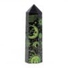 Czarny Obsydian – Szpic – Mystic Story – Zieleń Lasu  (60-70 gm 9cm)