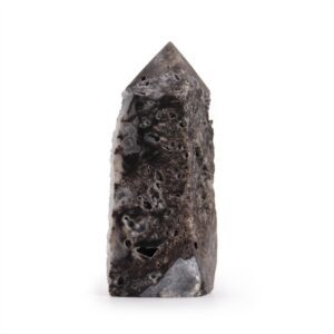Wieża Kalcytowa z Polerowanym Bokiem (ok. 9-11 cm)